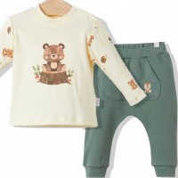Bebetto marškinėlių ir kelnių komplektas - pižama BOYS WONDERLAND 