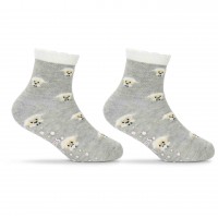 Medvilninės kojinės su ABS (gumuotas padas) 