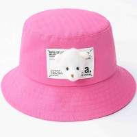 Vasarinė kepurė - panama Meškiukas (rožinės spl.)