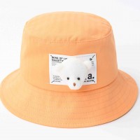 Vasarinė kepurė - panama Meškiukas (oranžinės spl.)