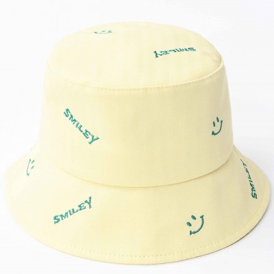 Vasarinė kepurė - panama Smiley (geltonos spl.)