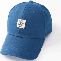 Vasarinė kepurė su snapeliu Be Happy (mėlyna)