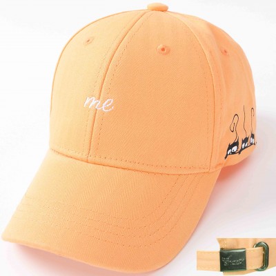 Vasarinė kepurė su snapeliu ME (oranžinė)