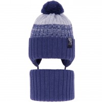 Žieminė kepurė Stay mėlyna (52-54 cm)