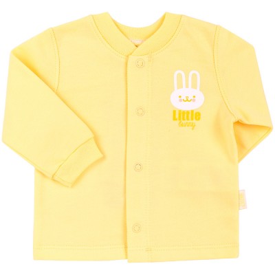 Šilti marškinėliai (su pūkeliu) Little bunny (geltonos spl.)
