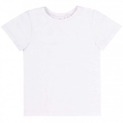 Vienspalviai marškinėliai trumpomis rankovėmis (baltos spl.)