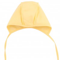 Kepurė kūdikiui plonos medvilnės (geltona)