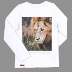 Balti marškinėliai Safari