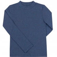 Šiltas džemperis-pusgolfis (mėlynos spl.)