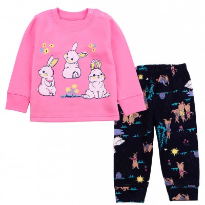 Vaikiška pižama "Cute Bunny" rausva