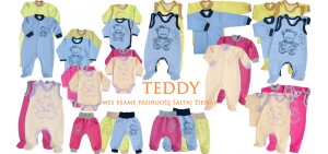 Naujiena! Šilta (su pūkeliu) kolekcija "TEDDY"